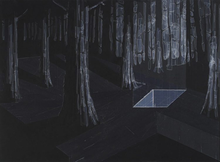 Tape Drawings by Hong Seon Jang hsj 9 Tape Drawings by Hong Seon Jang