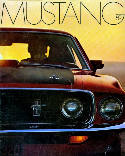 FORD MUSTANG BROCHURE (1969) i1a115 FORD MUSTANG BROCHURE (1969)