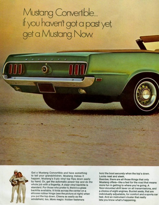 FORD MUSTANG BROCHURE (1969) i1b118 FORD MUSTANG BROCHURE (1969)