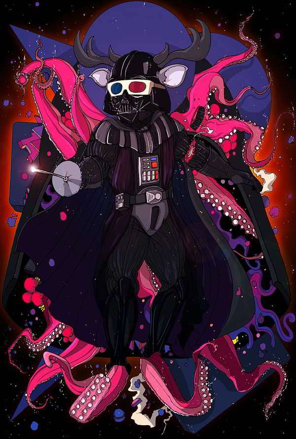 i1c222 Animal Super Heroes Illustrations