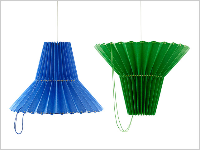 Greta, a pendant lamp you can regulate and change form Greta, a pendant lamp you can regulate and change form