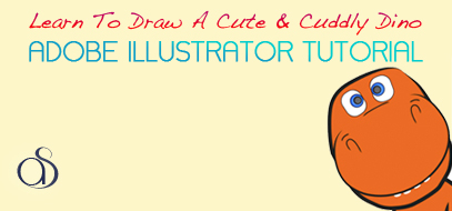 How To Create a Cute and Cuddly Vector Dinosaur Character Tutorial in Illustrator learn to make draw a cute dinosaur character illustrator tutorial 2012 407x190 How To Create a Cute and Cuddly Vector Dinosaur Character Tutorial in Illustrator