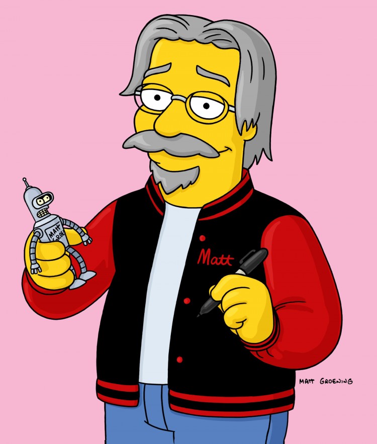 matt groening animated 750x883 pic on Design You Trust matt groening animated 750x883 Who Needs a Computer Anyway?