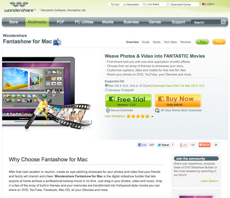 md9 Create Movies on Your Mac from Photos & Videos   only $24!