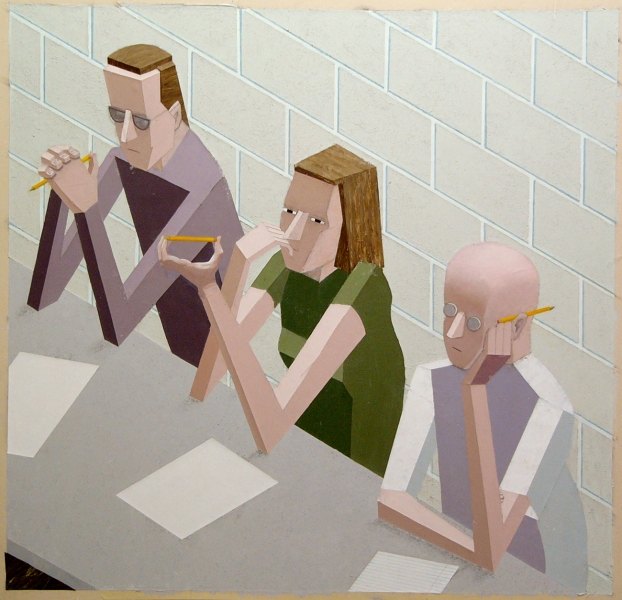 Geometric Paintings by Mernet Larsen mernet larsen3 Geometric Paintings by Mernet Larsen