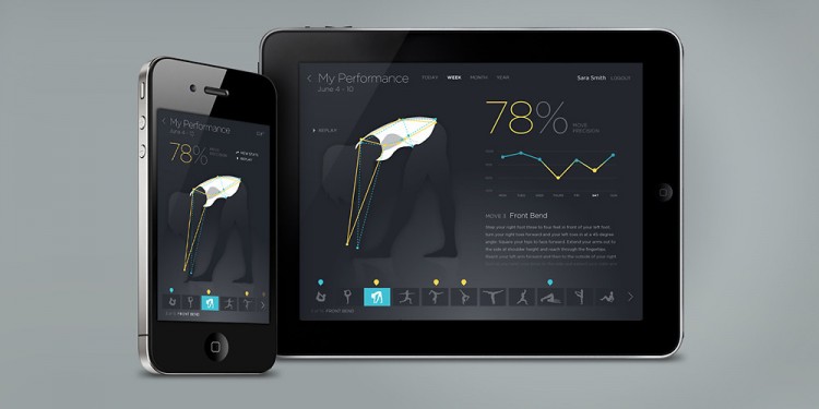 move ui 750x375 Move, a smart t shirt sync to your iPhone that teaches Pilates
