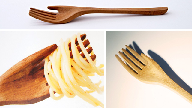 Thumb Wooden Fork by Keisuke Tsubakimoto original 66 Thumb Wooden Fork by Keisuke Tsubakimoto