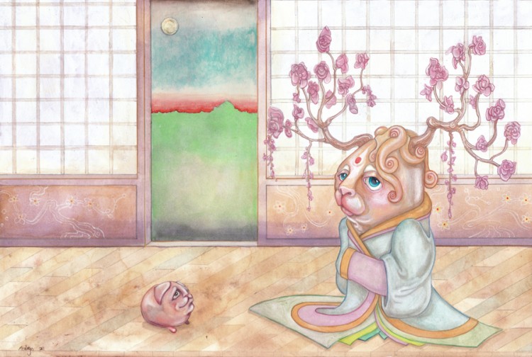 panda prince small1 750x504 Fascinating Factual Illustrations by Marcelo Gallegos
