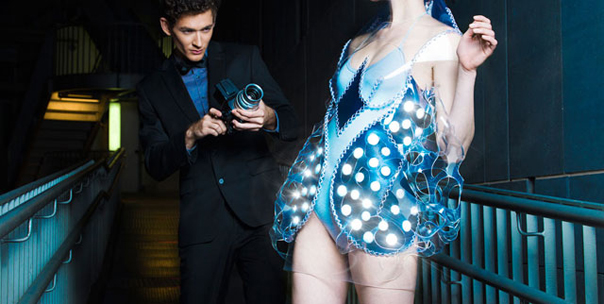 plover1 Interactive fabrics, light sensitive dresses and solar powered outfits with Tech Clever Clothing