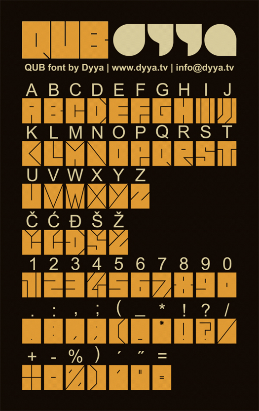 qub2 QUB font