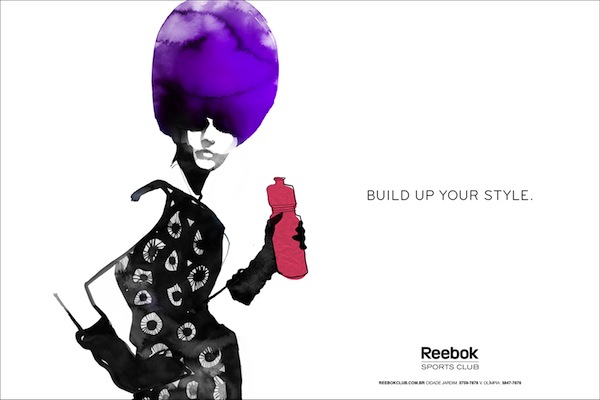 reebok sports club campaign sketches stina persson build up your style Shape Your Style