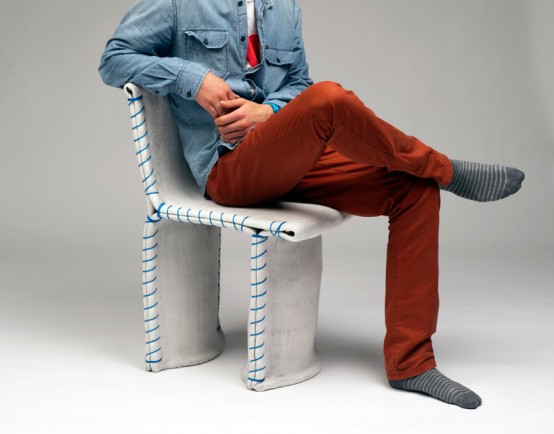 Stitching Concrete, a collection made out of concrete canvas Stitching Concrete, a collection made out of concrete canvas