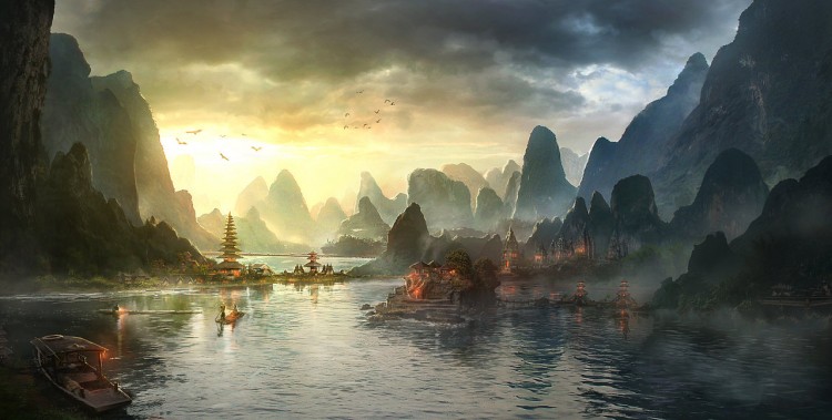 temple lagoon by jenovah art d3n0q0j 750x379 pic on Design You Trust temple lagoon by jenovah art d3n0q0j 750x379 Incredible Concept Art By Jonas De Ro