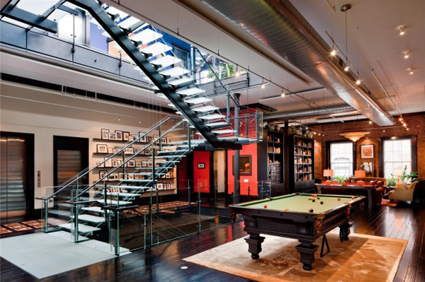 Stunning $49.5 Million Triplex in TriBeCa, New York three story tribeca new york apartment enpundit 1 Stunning $49.5 Million Triplex in TriBeCa, New York