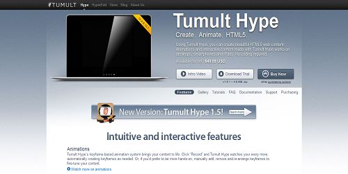 tumult hype Create HTML5 and CSS3 Animations Without Coding