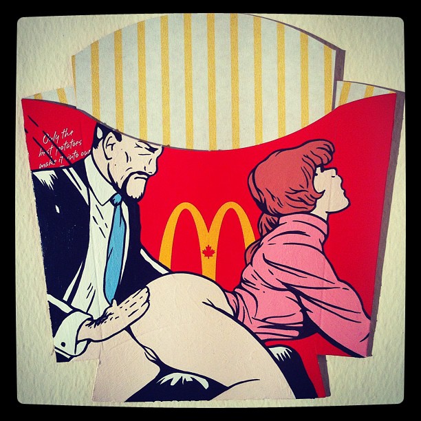 McDonalds Fries Art by Ben Frost McDonalds Fries Art by Ben Frost