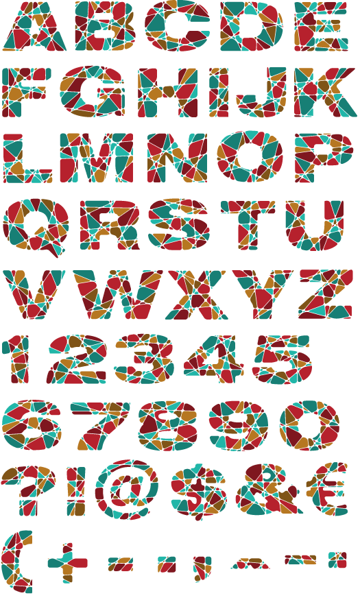 HandMadeFont vitraz preview HandMadeFont