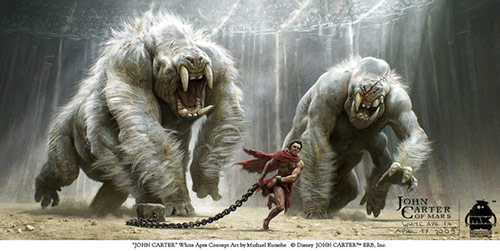 whiteapes pic on Design You Trust whiteapes Character Design and Concept Art: John Carter of Mars