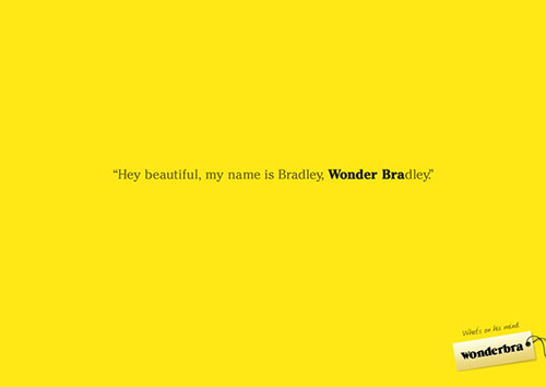 wonderbra ad 01 pic on Design You Trust wonderbra ad 01 Wonderbra: What’s on his Mind