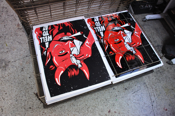 A Hell To Pay Silkscreen Poster 072 A Hell To Pay Silkscreen Poster