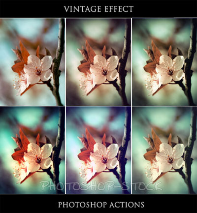 1.vintage photoshop actions Collection Of Very Useful Free Photoshop Actions For Vintage Effect