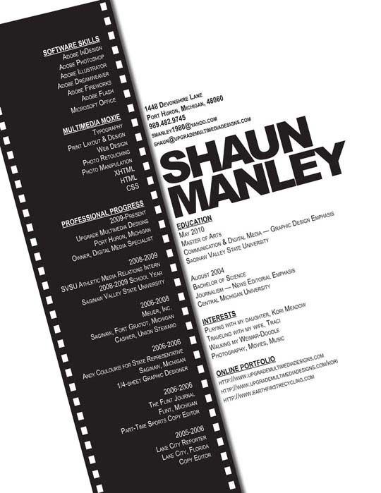 11.clean minimal resume designs A Collection of Clean Resume Designs For Inspiration