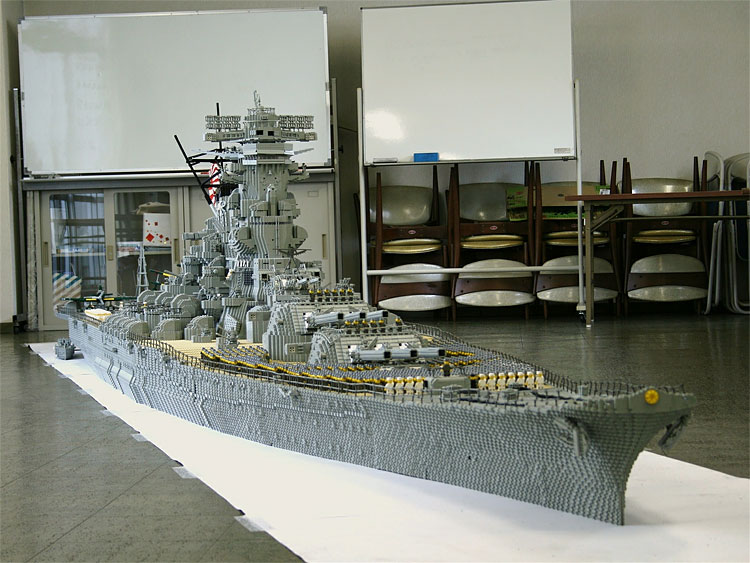1105 Lego Battleship Yamato Is Biggest Lego Ship Ever