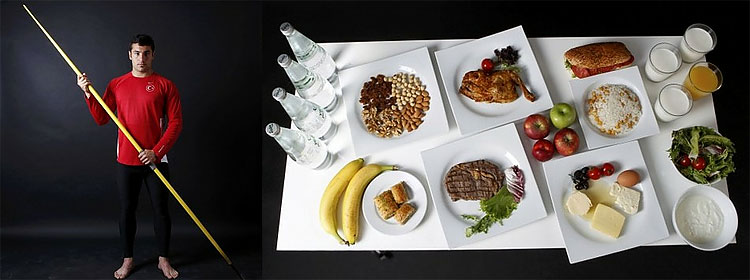London 2012: Olympic Athletes’ Rich Daily Diet Revealed in Picture 135 London 2012: Olympic Athletes’ Rich Daily Diet Revealed in Picture