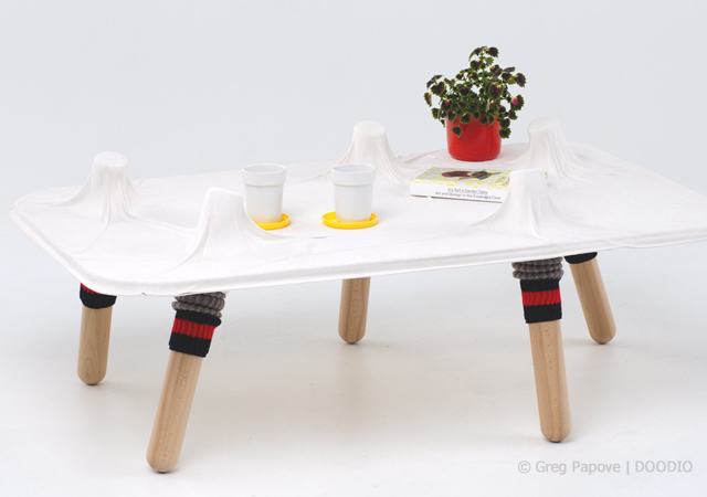 Five Toes coffee table by Greg Papove 1o47 Five Toes coffee table by Greg Papove