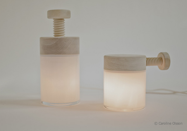 2o Turn lamp by Caroline Olsson