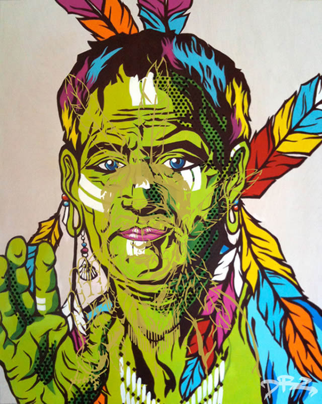 Painting by DrZ 2o19 Painting by DrZ