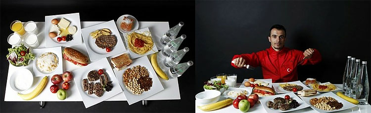 London 2012: Olympic Athletes’ Rich Daily Diet Revealed in Picture 312 London 2012: Olympic Athletes’ Rich Daily Diet Revealed in Picture