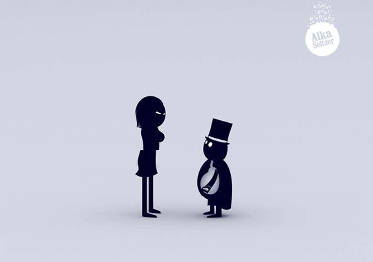 Unforgettable Minimalist Print Advertisements 35. Magician Unforgettable Minimalist Print Advertisements