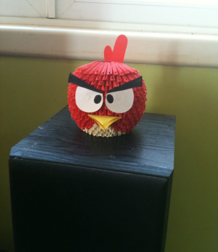 Angry Birds Fan Art Examples 80+ Design Artworks 3d origami angry birds 750x865 Angry Birds Fan Art Examples 80+ Design Artworks