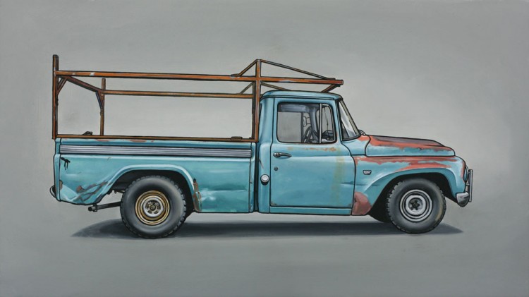 Oil Paintings of Retro Vehicles by Kevin Cyr 6 devoe1 750x421 Oil Paintings of Retro Vehicles by Kevin Cyr