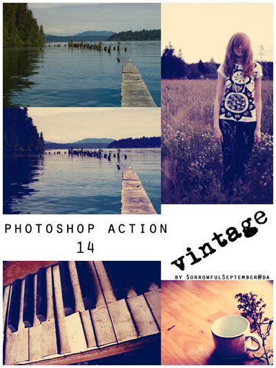 8.vintage photoshop actions Collection Of Very Useful Free Photoshop Actions For Vintage Effect