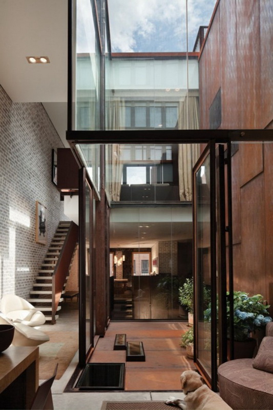 883a8 trendhome inverted warehouse townhouse new york 1 600x900 Inverted Warehouse/Townhouse in New York