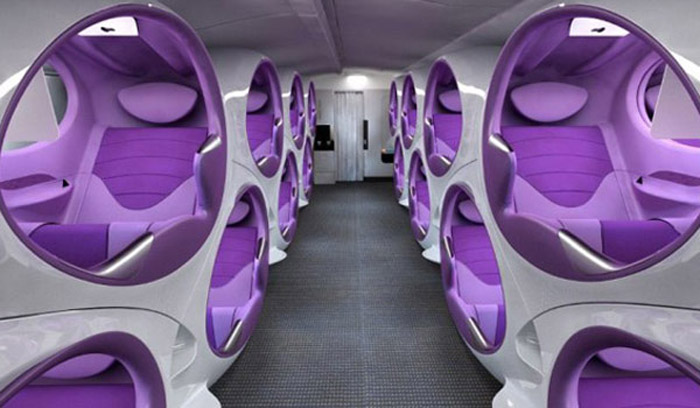 Pod Business Class Seats Air Lair Pod Airline Seats FactoryDesign collabcubed Pod Business Class Seats