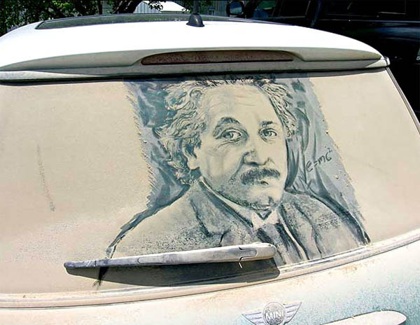 A Collection Of The Best Dirty Car Art Einstein Dirty Car Art Enpundit 2 A Collection Of The Best Dirty Car Art