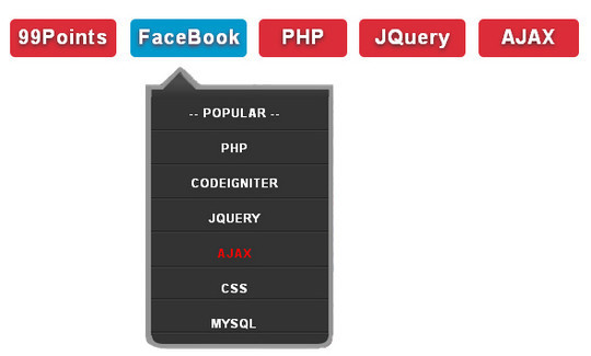 15+ Handpicked jQuery Drop Down Menus Tutorials Fancy Drop Down Menus Using CSS and JQuery 15+ Handpicked jQuery Drop Down Menus Tutorials