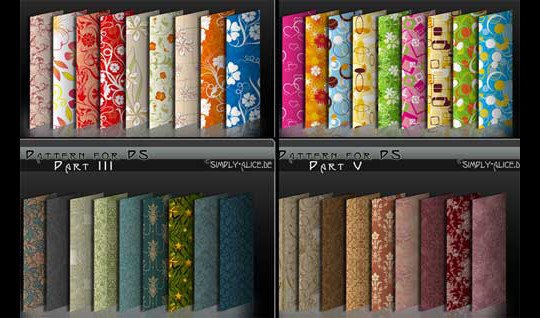 15+ Beautiful Free Floral Pattern Sets Floral Backgrounds from Crazy Alice 15+ Beautiful Free Floral Pattern Sets