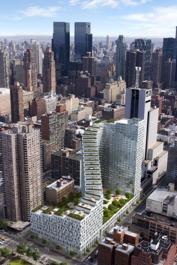 Mercedes House Manhattan 01 Mercedes Manhattan Residential Building – Spiraling 30 Floors Up
