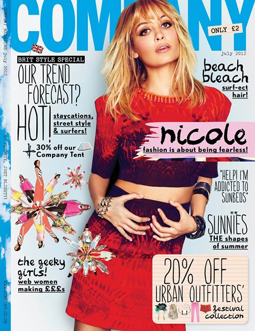 Nicole Richie Covers Company July 2012 Nicole Richie Covers Company 2 Nicole Richie Covers Company July 2012