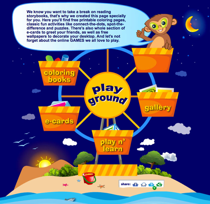 Playground Awesome Website for Kids