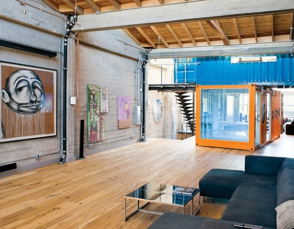 Two Shipping Containers Placed Inside Home Shipping Container Home Office Guest Bedroom Enpundit 1 Two Shipping Containers Placed Inside Home
