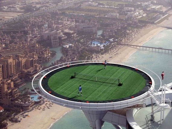 TENNIS COURT ON TOP OF THE WORLD Tennis court 1 TENNIS COURT ON TOP OF THE WORLD