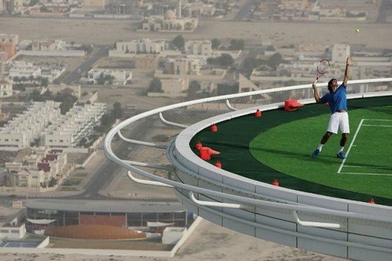 TENNIS COURT ON TOP OF THE WORLD Tennis court 2 TENNIS COURT ON TOP OF THE WORLD