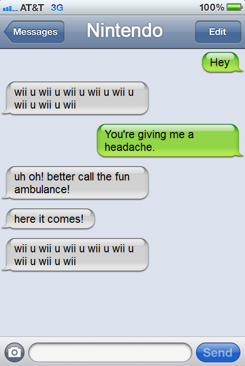 Texting Video Game Companies Wii1 Texting Video Game Companies