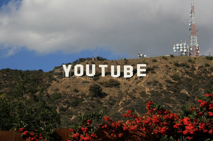 New Hollywood Youtube Sign UniversalParamount Fleischauerweb New Hollywood Youtube Sign
