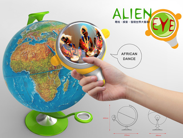  Alien Eye, an interactive Toy that teaches geography 